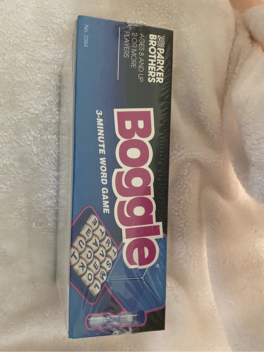 Boggle 3-Minute Word Game by Parker Brothers — Blue & Purple